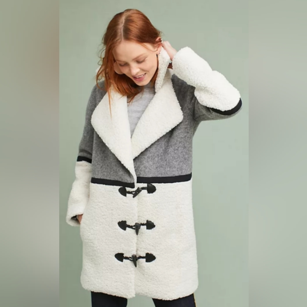 Anthropologie Plenty by Tracy Reese wool coat